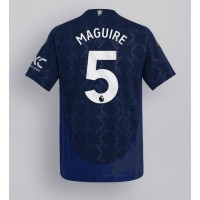 Manchester United Harry Maguire #5 Vonkajší futbalový dres 2024-25 Krátky Rukáv